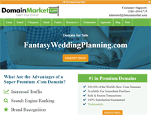 Tablet Screenshot of fantasyweddingplanning.com
